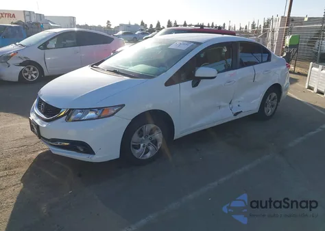 2015 Honda Civic Lx из США, поврежденный, VIN 19XFB2F59FE282691